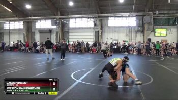 100 lbs Round 1 - Weston Baumgartner, Black Fox Academy vs Jacob Vincent, Olympia