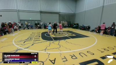 200 lbs Placement Matches (16 Team) - Elaine Babcock, Iowa vs Savannah Isaac, Ohio Red
