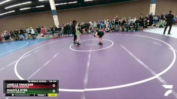 119-124 lbs Round 1 - MaKayla Dyer, Rio Vista Wrestling vs Janelle Vanacker, Best Trained Wrestling