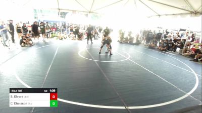 116 lbs Round Of 16 - Sofia Olvera, Jedi WC vs Chloe Chaisson, Silverback WC