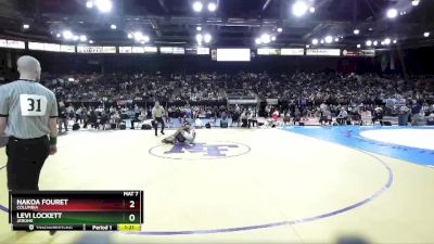 4A 170 lbs Semifinal - Nakoa Fouret, Columbia vs Levi Lockett, Jerome