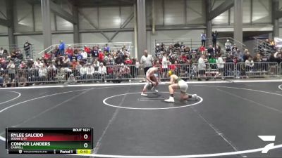 110 lbs Cons. Round 2 - Connor Landers, Carroll vs Rylee Salcido, Dodge City