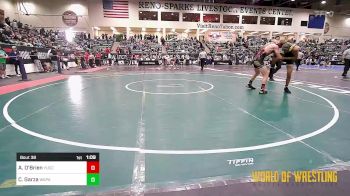 135 lbs Round Of 128 - Ayden O'Brien, Yucca Valley vs Christopher Garza, Wapato