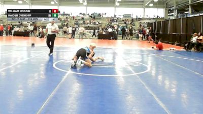 113 lbs Consi Of 32 #2 - William Hodgin, AL vs Kaiden Dykhoff, MN