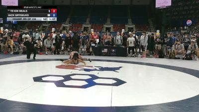 138 lbs Champ. Rd Of 128 - Te'Jon Beals, Illinois vs Jack Grygelko, Minnesota