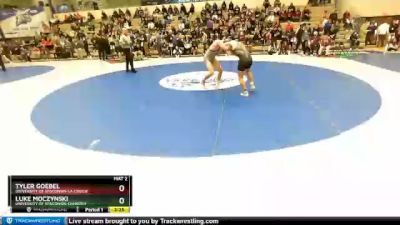 149 lbs Champ. Round 1 - Luke Moczynski, University Of Wisconsin-Oshkosh vs Tyler Goebel, University Of Wisconsin-La Crosse