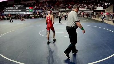 D 2 113 lbs Champ. Round 2 - Landen Modica, Archbishop Rummel vs Roberto Gonzales, Comeaux