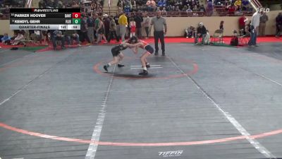 63_G lbs Quarterfinal - Parker Hoover, Canton vs Kendyl Gehr, Fleetwood
