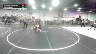 132 lbs Consi Of 16 #2 - Raymond Contreras, Deep Waters RTC vs Grayson Kim, Aniciete TC