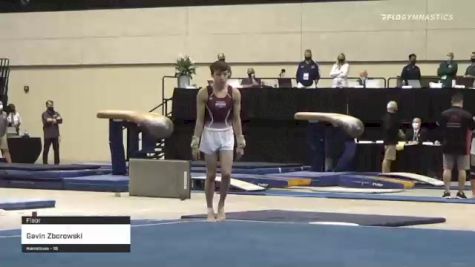 Gavin Zborowski - Floor - 2021 USA Gymnastics Development Program National Championships