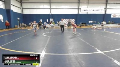 85 lbs 3rd Place Match - Jake Jones, All In Wrestling Academy vs Luke Nelson, Clearwater Valley USA
