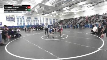 110 lbs Champ. Round 2 - Catarina Sanchez, Bell Gardens vs Nalani Reglos, Camarillo