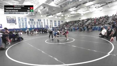 110 lbs Champ. Round 2 - Catarina Sanchez, Bell Gardens vs Nalani Reglos, Camarillo