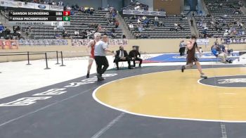 175 lbs 7th Place Match - Dawson Schroering, Dupont Manual vs Ethan Peckenpaugh, Henderson County