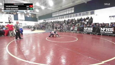 106 lbs Cons. Semi - Julian Bigueur, Chaparral vs Kevin Martinez, Western