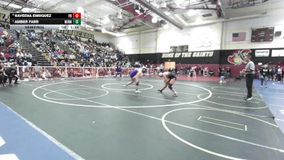 145 lbs Semifinal - Amber Farr, Norwalk vs Naveena Enriquez, Palm Desert