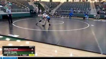 132 lbs Round 1 (16 Team) - Colton Young, Southlake Carroll vs Brad McAlister, Plano West