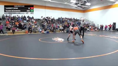 128 lbs Round 2 - Garrett Spier, Hammerin Hawks vs Slade McNamara, Big Game Wrestling Club