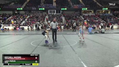 64 lbs Quarterfinal - Liam Padua, Derby vs Mitchell Waters, Greater Heights Wrestling Club