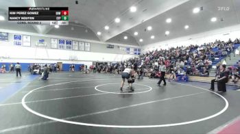 155 lbs Cons. Round 2 - Nancy Nguyen, Cypress vs Kim Perez Gomez, Downey