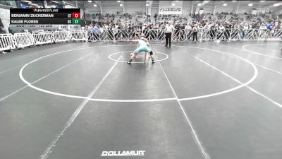 132 lbs Round Of 64 - Benjamin Zuckerman, CT vs Kaleb Flores, NC