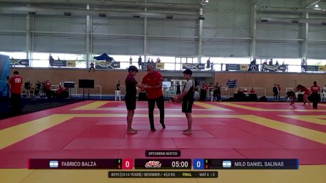Fabrico Balza vs Milo Daniel Salinas 2025 ADCC South American Championship