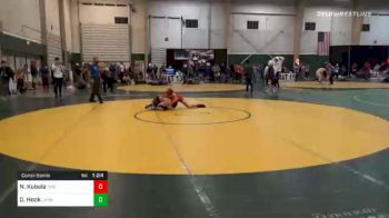 120 lbs Consolation - Noah Kubala, Chaparral Wrestling Club vs Dillen Hook, Larned