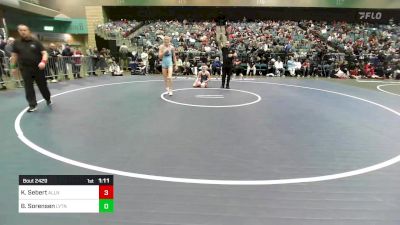 125 lbs Semifinal - Kailin Sebert, Allen vs Brynlee Sorensen, Layton