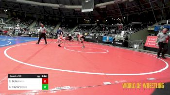 80 lbs Round Of 16 - Gavin Boller, Michigan MatCats vs Charlie Flanery, Cowboy Wrestling Club