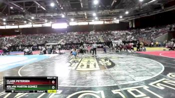 4A 126 lbs Champ. Round 1 - Clark Petersen, Shelley vs Kelvin Martin Gomez, Caldwell