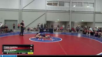 132 lbs Placement Matches (8 Team) - Tyson Charmoli, Minnesota Gold vs Brock Bobzien, California Gold