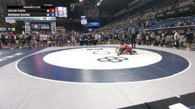 175 lbs Cons. Rd Of 32 - Collin Fleck, North Dakota vs Brendan Davies, Ohio