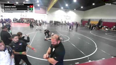 163-174 lbs Round 1 - Marina Bagley, Portola vs Daniela Tapia, Paramount