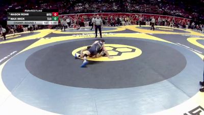 D1-132 lbs Champ. Round 1 - Mason Rohr, Mass. Perry vs Max Beck, Tol. St. John`s Jesuit