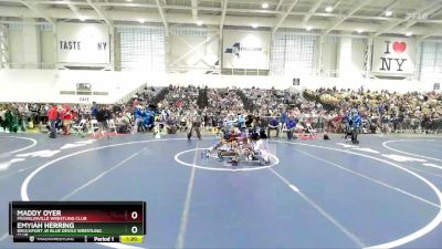 127-131 lbs Round 1 - Maddy Oyer, Franklinville Wrestling Club vs Emyiah Herring, Brockport Jr Blue Devils Wrestling Club