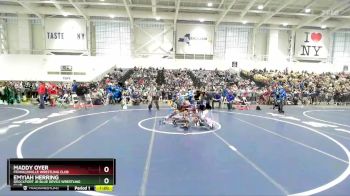 127-131 lbs Round 1 - Maddy Oyer, Franklinville Wrestling Club vs Emyiah Herring, Brockport Jr Blue Devils Wrestling Club