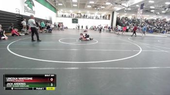 100 lbs Cons. Round 3 - Jack Anderes, Honey Badger Wrestling vs Lincoln Whitcome, Immortal Athletics