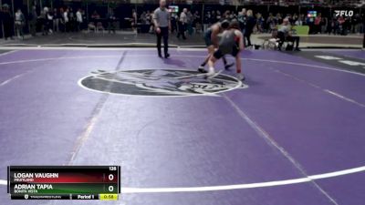 126 lbs Cons. Round 1 - Logan Vaughn, Fruitland vs Adrian Tapia, Bonita Vista