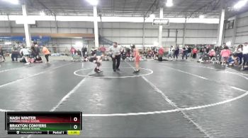 95 lbs Quarterfinal - Nash Winter, Madison Middle School vs Braxton Conyers, Heritage Middle School