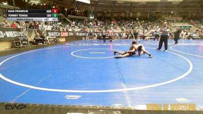 100 lbs Semifinal - Kian Franklin, Avon Wrestling Club vs Tommy Tonga, Siouxland Wrestling Academy