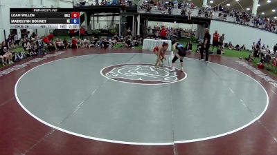110 lbs Leah Willen, Ohio Scarlet vs Madelynn Bohnet, Nebraska