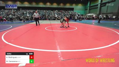 150 lbs Consi Of 8 #2 - Helena Rodriguez, EVERGREEN VALLEY WRESTLING CLUB vs Milyssa Camarena, Norman Grappling Club