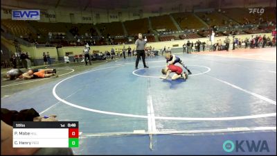 58 lbs Consi Of 8 #2 - Parker Mabe, Hilldale Youth Wrestling Club vs Cannon Henry, Piedmont