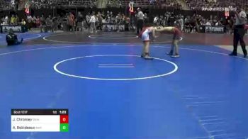 85 lbs Quarterfinal - Jacob Chromey, Swwwc vs Aiden Robideaux, War Hammer Wrestling