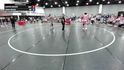 215 lbs Carter Brown, Team Missouri vs Aidan Kranz, South Dakota Blue