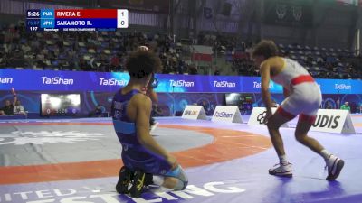 57 kg Repechage - Ethan Rivera, Puerto Rico vs Rin Sakamoto, Japan