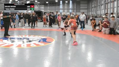 75 lbs Semis - Anaya Patacsil, Mat Demon Wrestling Club vs Kinley Leonard, Lakeland Wrestling Club