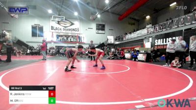 80-98 lbs Rr Rnd 3 - Rylan Jenkins, Fort Gibson Youth Wrestling vs Mylz Oft, Sallisaw Takedown Club