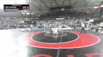 Boys 4A 175 lbs Champ. Round 1 - Kael Copeland, Kennedy Catholic vs Benson Salisbury, Pasco
