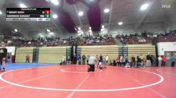 113 lbs Cons. Round 2 - Brody Koch, Owen Valley vs Harrison Sarault, Plainfield Quakers Wrestling C